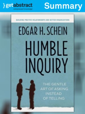 cover image of Humble Inquiry (Summary)